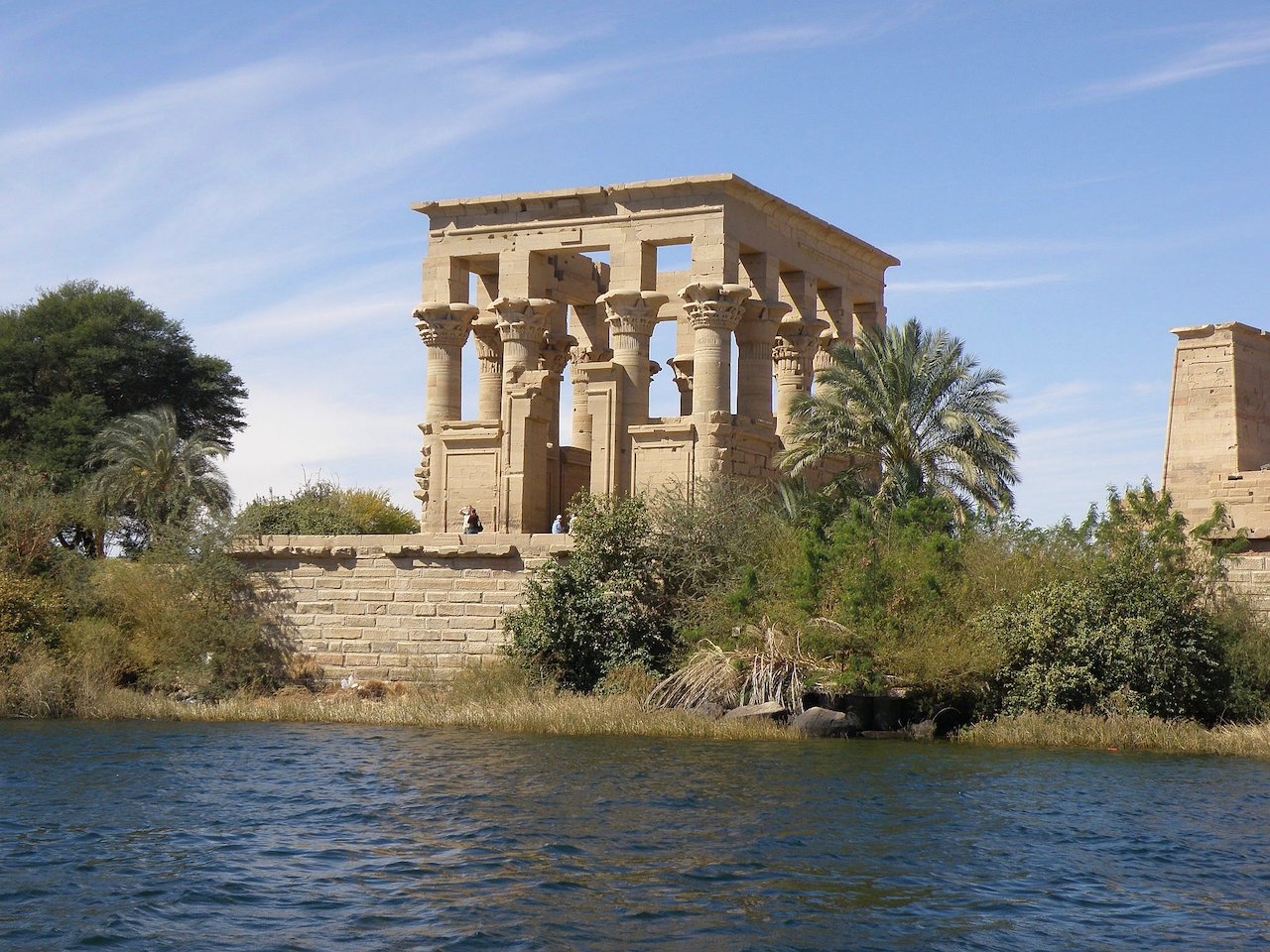 Tempel von Philae. Trajan-Kiosk.By Mmelouk - Own work, CC BY-SA 4.0, https://commons.wikimedia.org/w/index.php?curid=59183988