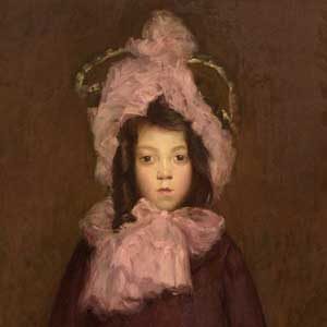 Francois Maurice Roganeau . Portrait de jeune fille . 1903 . Öl /Leinwand . 116 x 73 cm