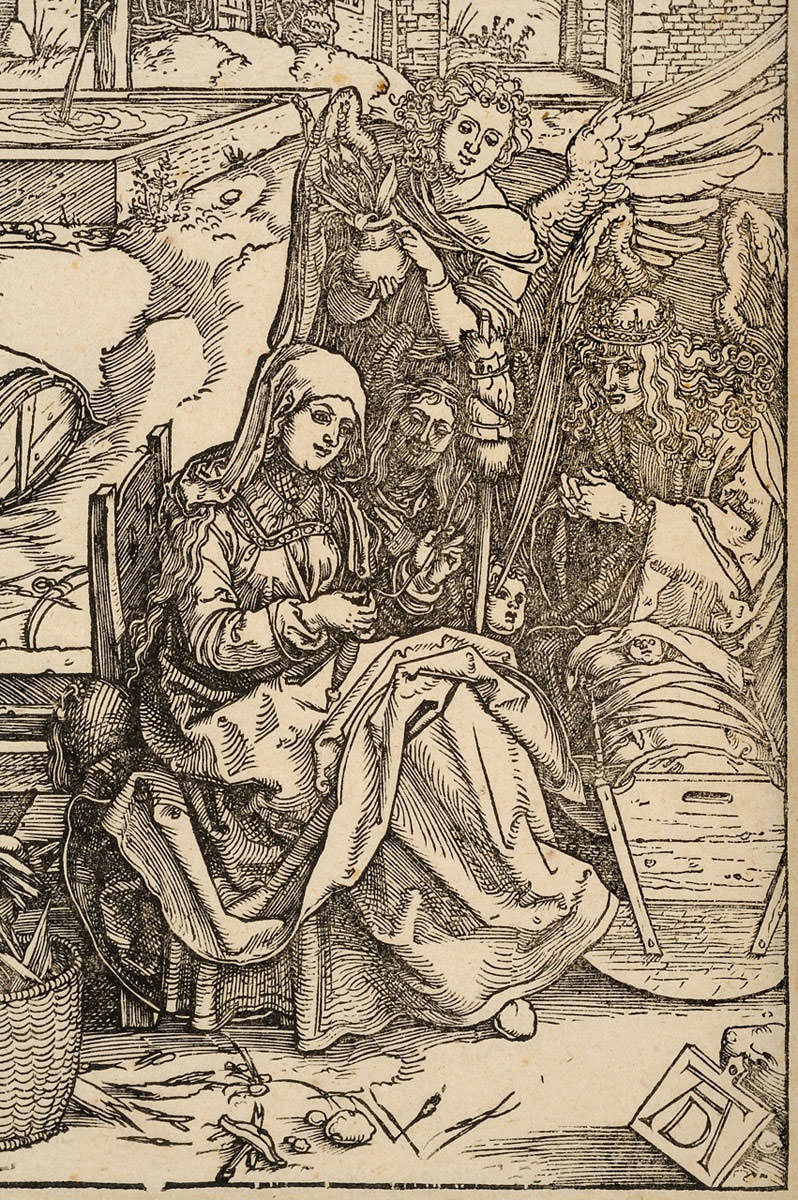 Albrecht Dürer . Der Aufenthalt in Ägypten . um 1504 . Holzschnitt . ca. 30 x 22 cm