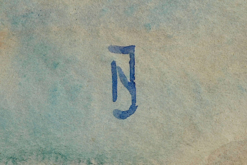 Nenna von Jecklin . Gruppe von zehn Arbeiten Aquarell auf Papier . 1940 . Aquarell auf Papier . 55,5 x 42 cm (und kleiner)