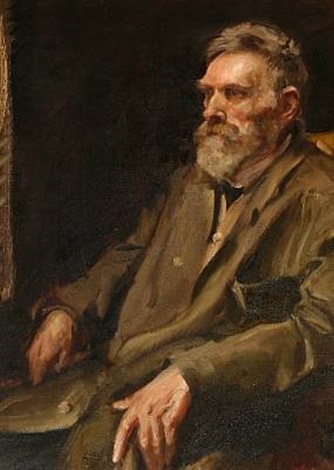 Oscar Wergeland. Portrait Anders Andersen-Lundby. o.D. Oscar Wergeland. Portrait Anders Andersen-Lundby. o.D.