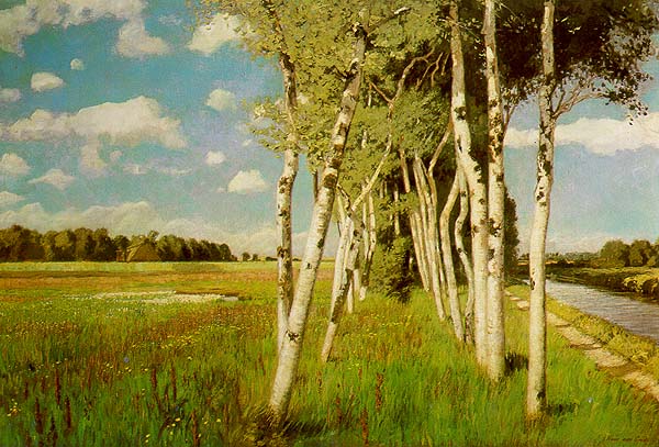 Hans am Ende. Ein Sommertag. 1901. Öl / Leinwand. 135 x 200cm
