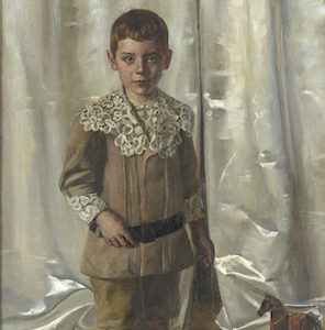 Felix Mayer-Felice. Ludwig Hohe im Alter von 6 Jahren. 1908. Öl / Leinwand. 138 x 84cm