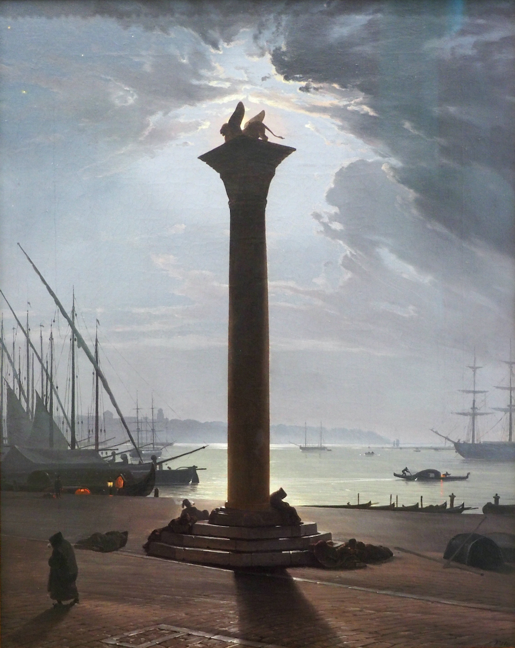 Friedrich Nerly. Markussäule in Venedig. 1837/38.