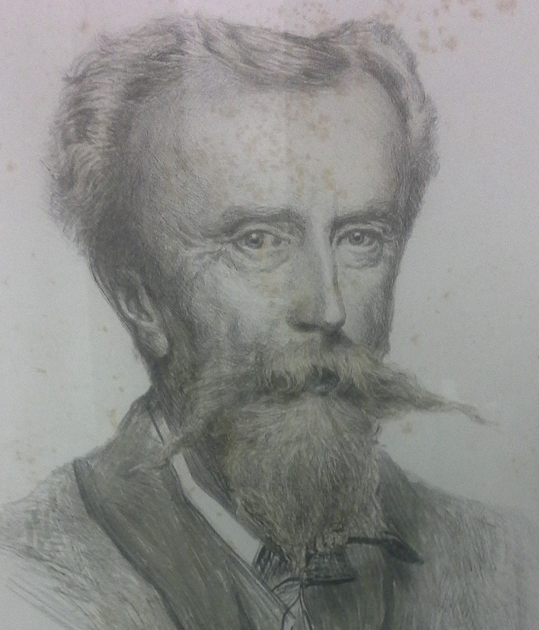 Ismael Gentz. Bildnis Christian Johann Kröner. 1897. Lithografie