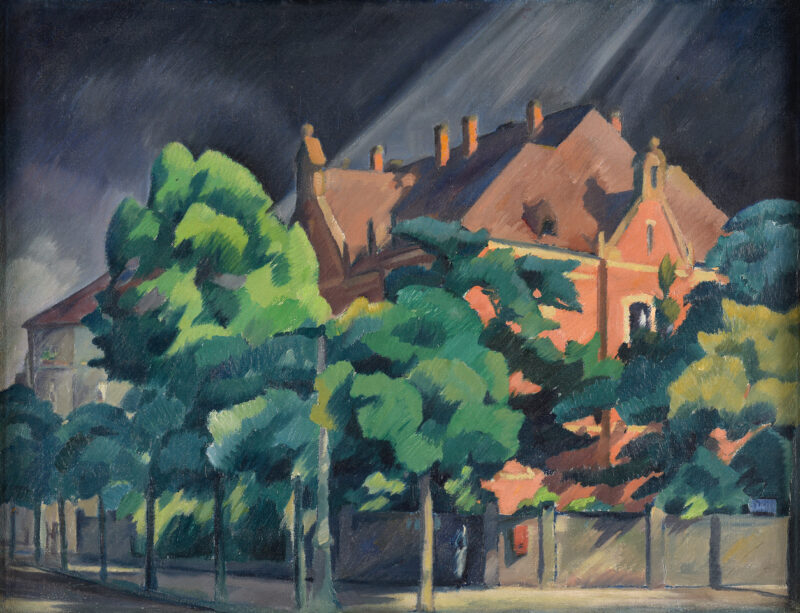 Max Schroer. Kunstakademie Dresden. vor 1947. Öl / Leinwand. 46 x 60cm