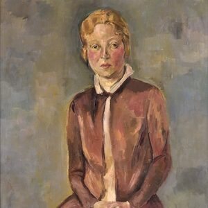 Gert Heinrich Wollheim. Damenportrait. 1927. Öl / Leinwand. 102 x 85cm