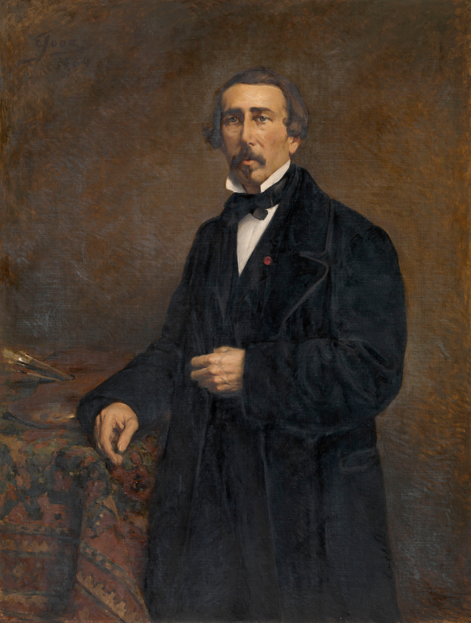 Eugène Jours. Portrait von Jacob Jacobs. 1884. Öl / Leinwand. 125 x 95cm