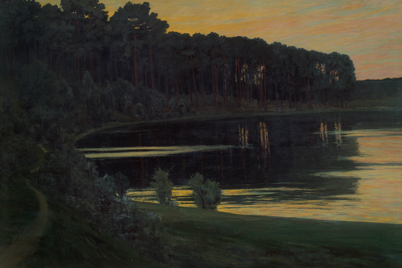 Walter Leistikow. Grunewaldsee. 1895. Öl / Leinwand. 167 x 252cm