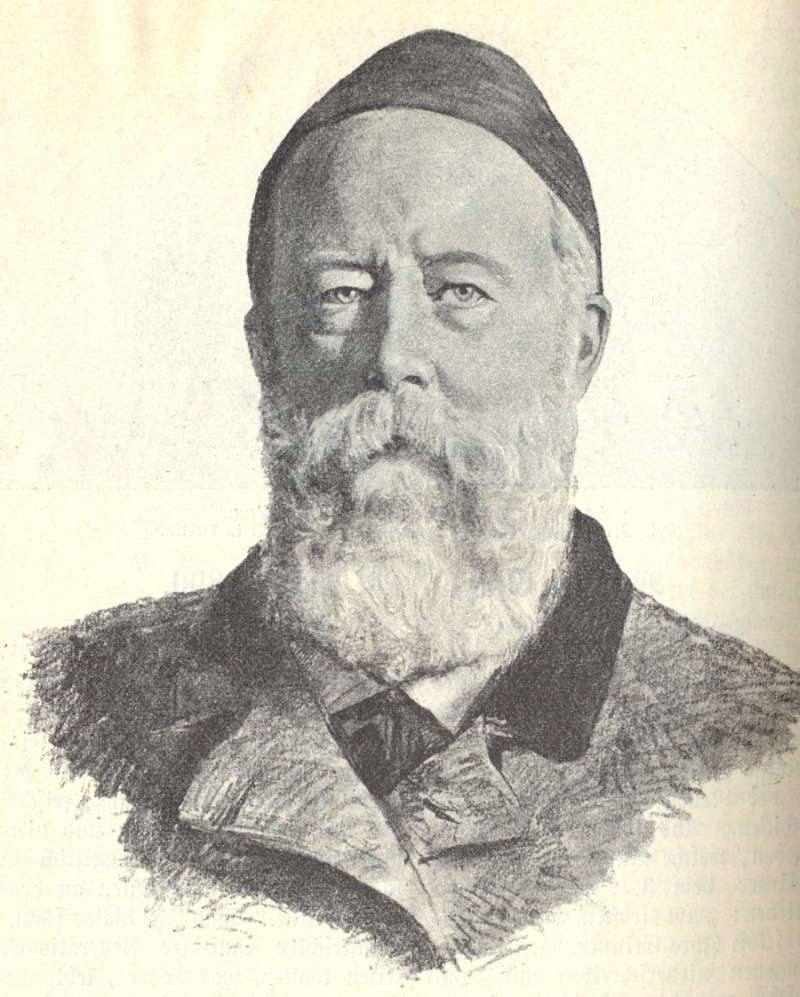 Ismael Gentz. Portrait von Wilhelm Karl Gentz. 1891.