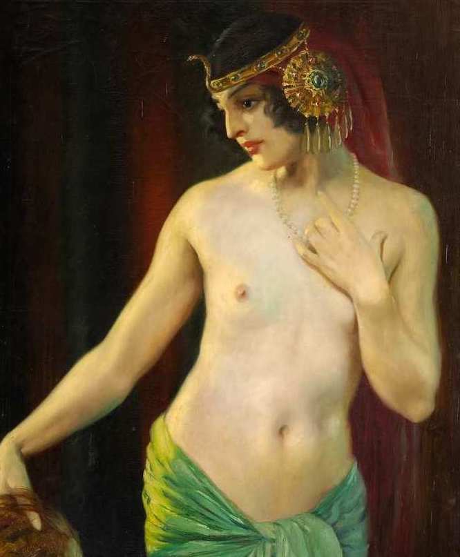 Hans Hassenteufel. Salome. 1927. Öl/Leinwand. 100 x 70cm