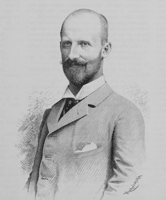 Portrait von Rudolf Ritter von Ottenfeld. um 1890