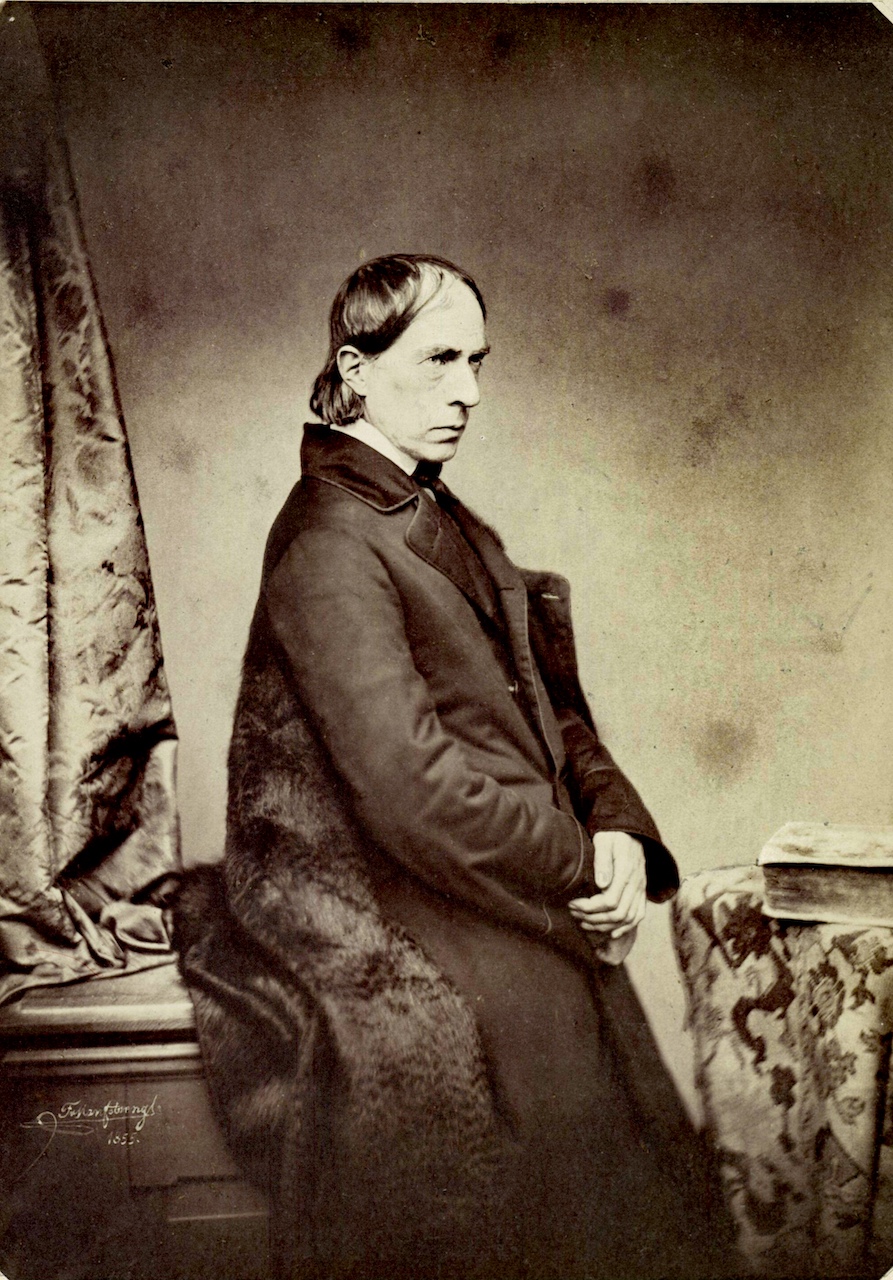 Franz Hanfstaengel. Portrait Friedrich Overbeck. 1855. Fotografie