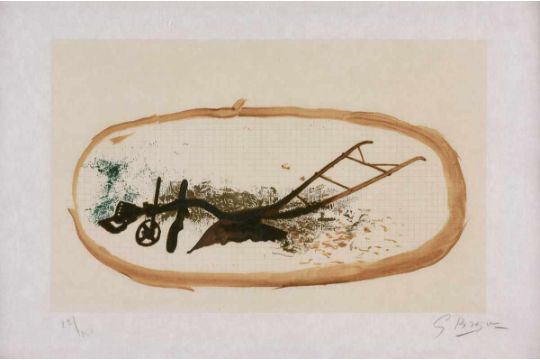 Georges Braque. La charrue. Farblithografie. 41 x 64cm