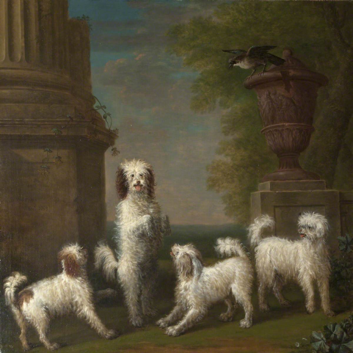 John Wootton. Tanzende Hunde. 1759. Öl / Leinwand. 127 x 127cm