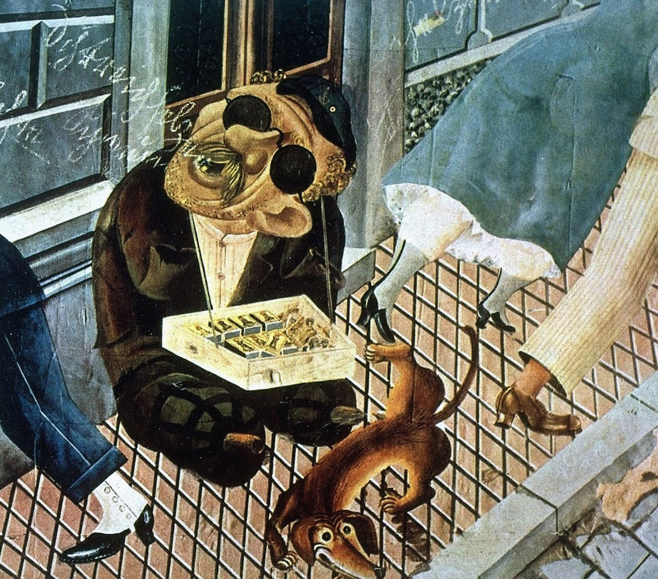 Otto Dix. Der Streichholzverkäufer. 1920. Öl / Leinwand. 141 x 166cm