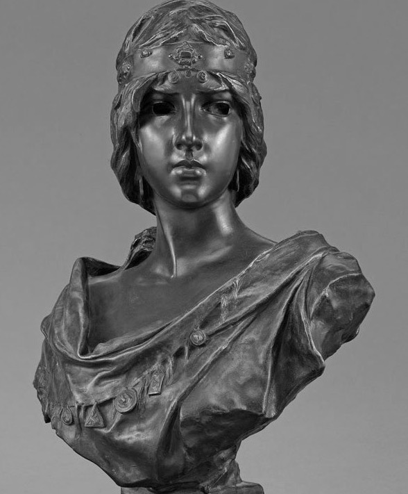 Emmanuel Villanis. Sybille. Bronze. H: 54cm