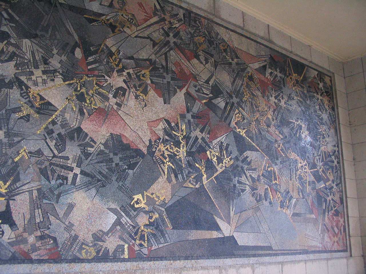 Jan Thorn-Prikker. Die Nacht. 1926. Mosaik. NRW-Forum Düsseldorf. 