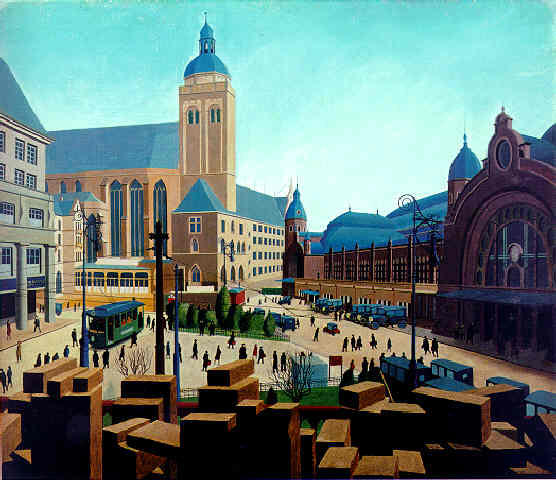 Carl Grossberg. Hauptbahnhof Köln. 1927.