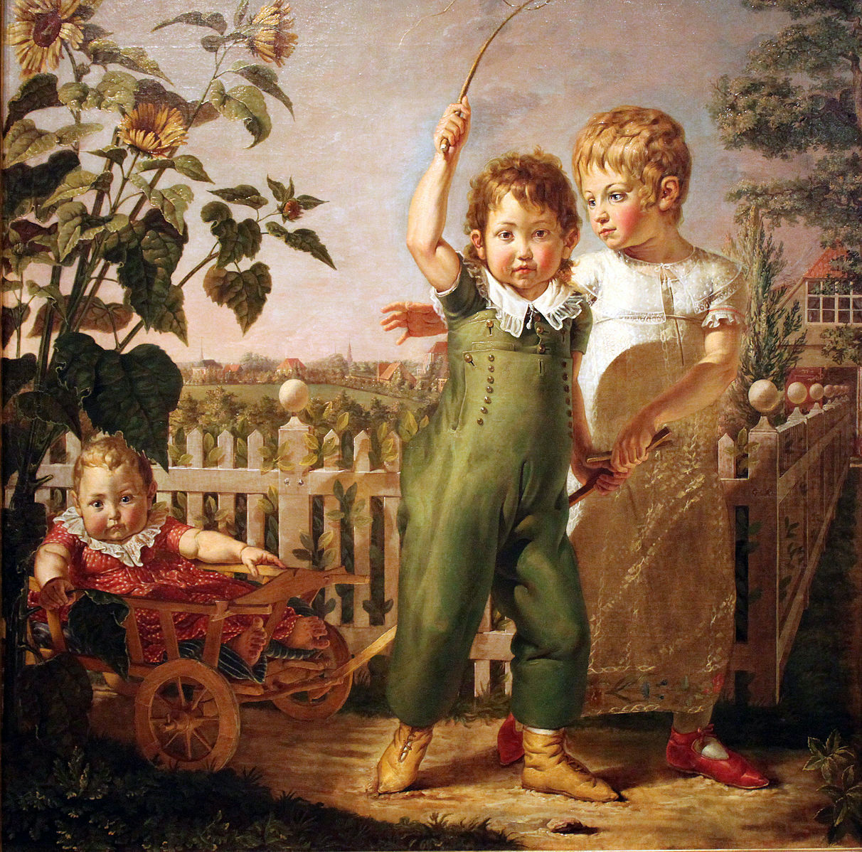 Philipp Otto Runge. Die Hülsenbeckschen Kinder. 1805/06. Öl / Leinwand. 131 x 143cm