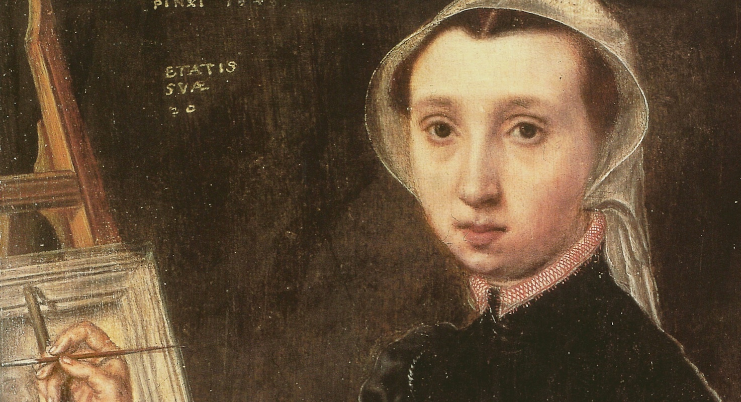 Catharina van Hemessen. Selbstporträt. 1548. Tempera/Holz. 32 x 25cm