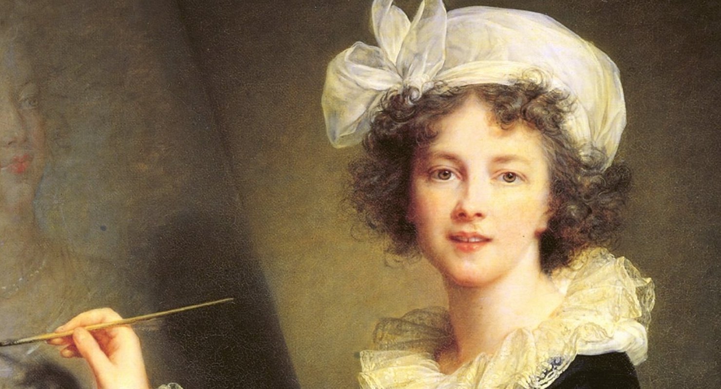 Élisabeth-Louise Vigée-Lebrun. Selbstporträt beim Malen eines Porträts von Marie Antoinette. 1790. Öl / Leinwand. 100 x 81 cm