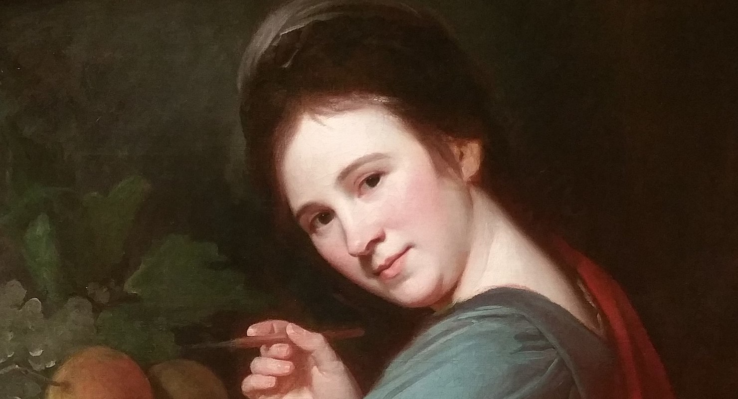 George Romney. Porträt der Mary Moser. 1770. Öl / Leinwand. 76 x 64cm