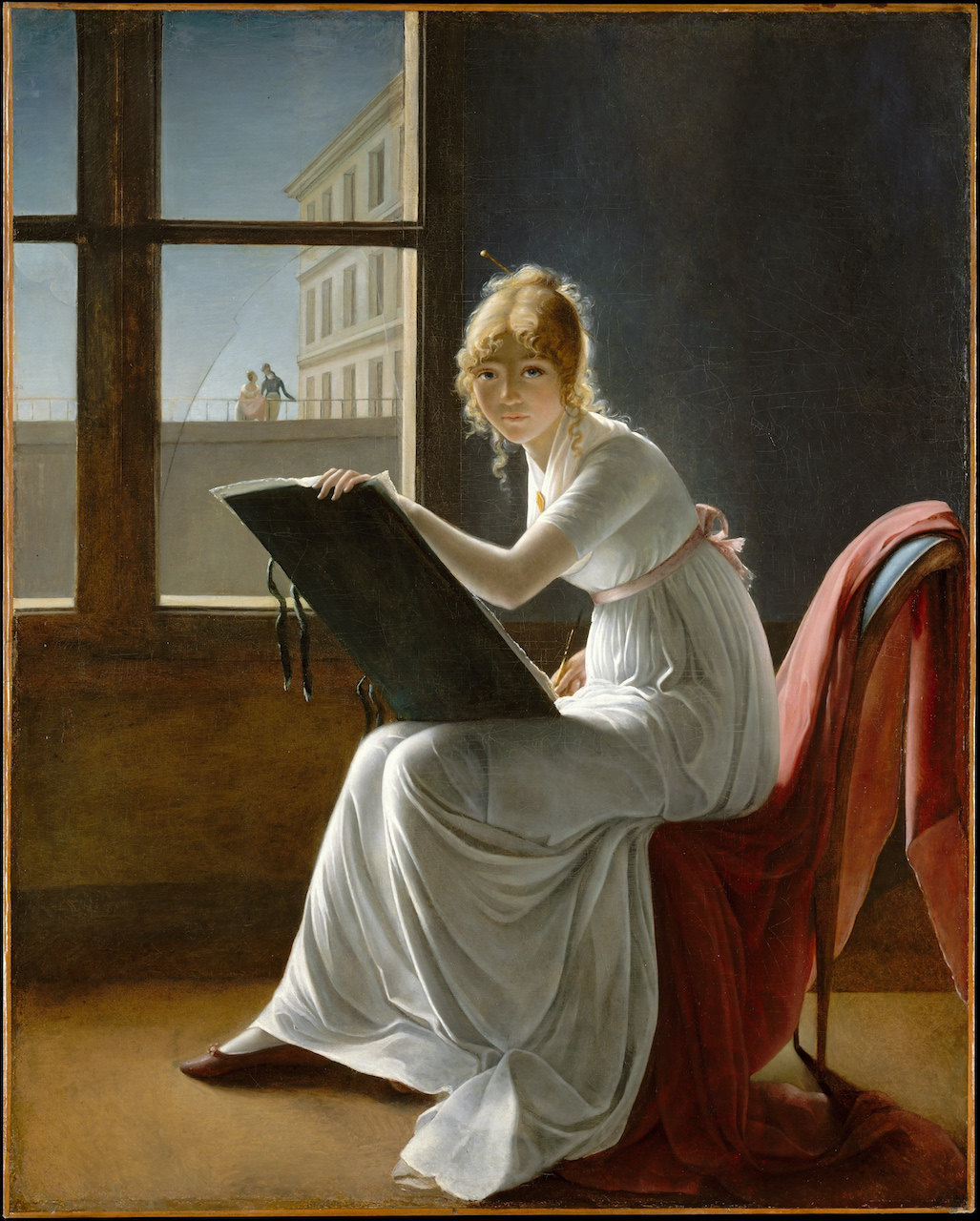 Marie-Denise Villers. Porträt Marie Joséphine Charlotte du Val d'Ognes. 1801. Öl / Leinwand. 161 x 128cm
