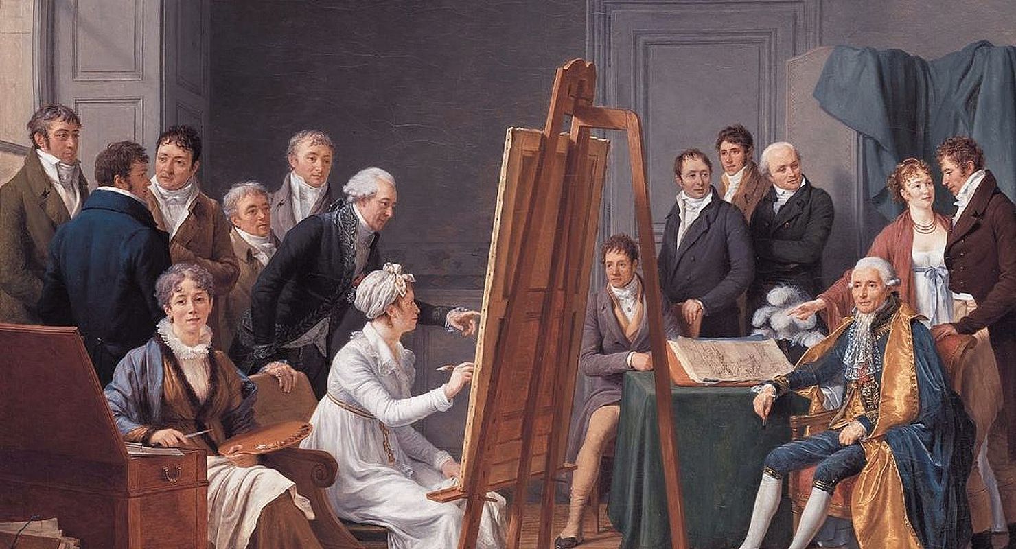 Marie-Gabrielle Capet. Atelier von Madame Vincent. 1808. Öl / Leinwand. 69 x 83,5cm