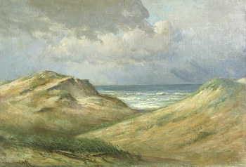 Charlotte von Krogh. Sanddünen auf der dänischen Insel Fanø.