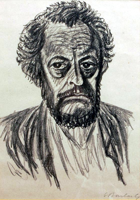Ernst Barlach. Selbstporträt. 1928