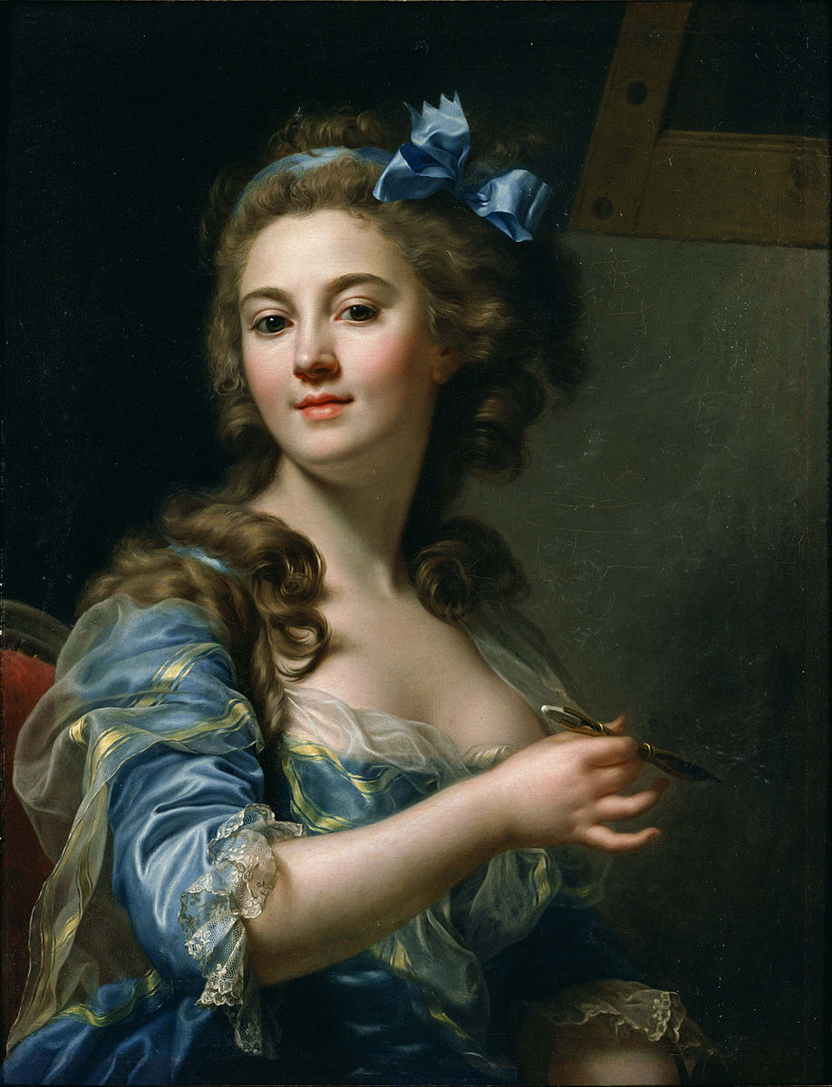 Marie-Gabrielle Capet. Selbstporträt. um 1783. Öl / Leinwand. 77,5 x 59,5cm