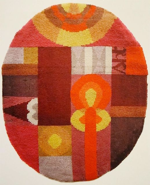 Sophie Taeuber-Arp. Ovale Komposition. 1922. Textil