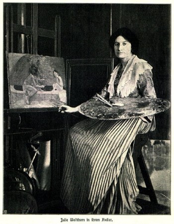Julie Wolfthorn. Titelblatt der Zeitschrift Die weite Welt, Februar 1902