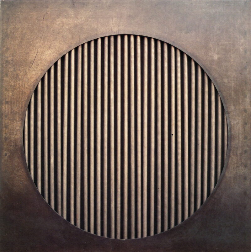 Sandro Antal. Der Klang der Sonnenfinsternis. 1994. Stahl. 165 x 165cm