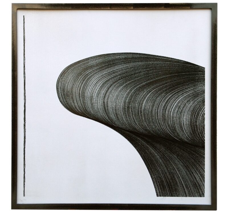 Sandro Antal. Gezeiten. 2003. Graphit-Zeichnung. 104 x 104cm