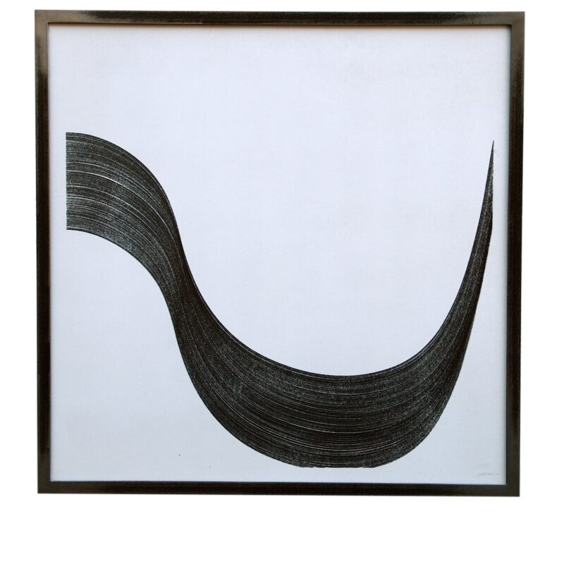 Sandro Antal. Gezeiten. 2003. Graphit-Zeichnung. 104 x 104cm