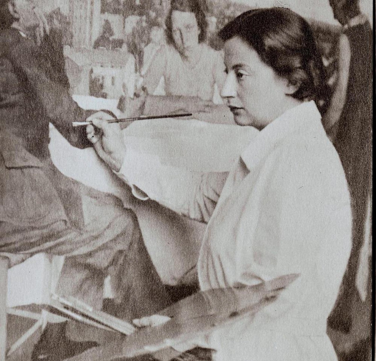Wanda Debschnitz-Kunowski. Foto Lotte Laserstein. um 1930 Wanda Debschnitz-Kunowski. Foto Lotte Laserstein. um 1930